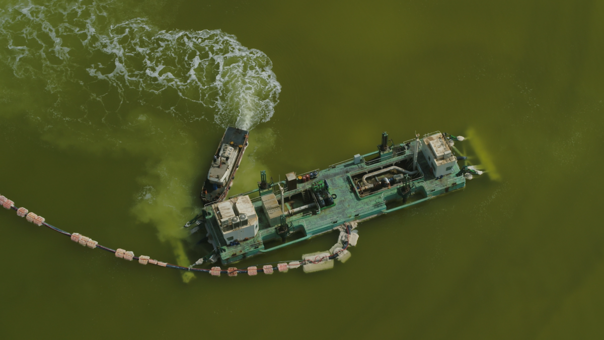 Liu Chuang, Lithium Lake and Island of Polyphony II, 2023, film still