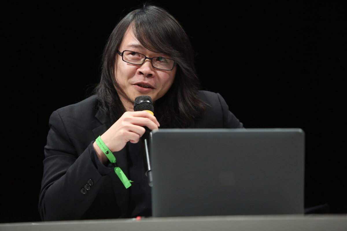 Yuk Hui during the panel "Biased Futures"