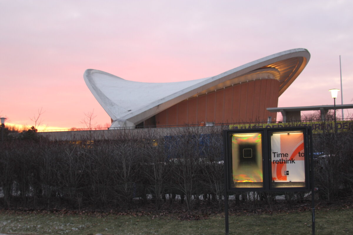Impression of HKW during transmediale 2012 in/compatible