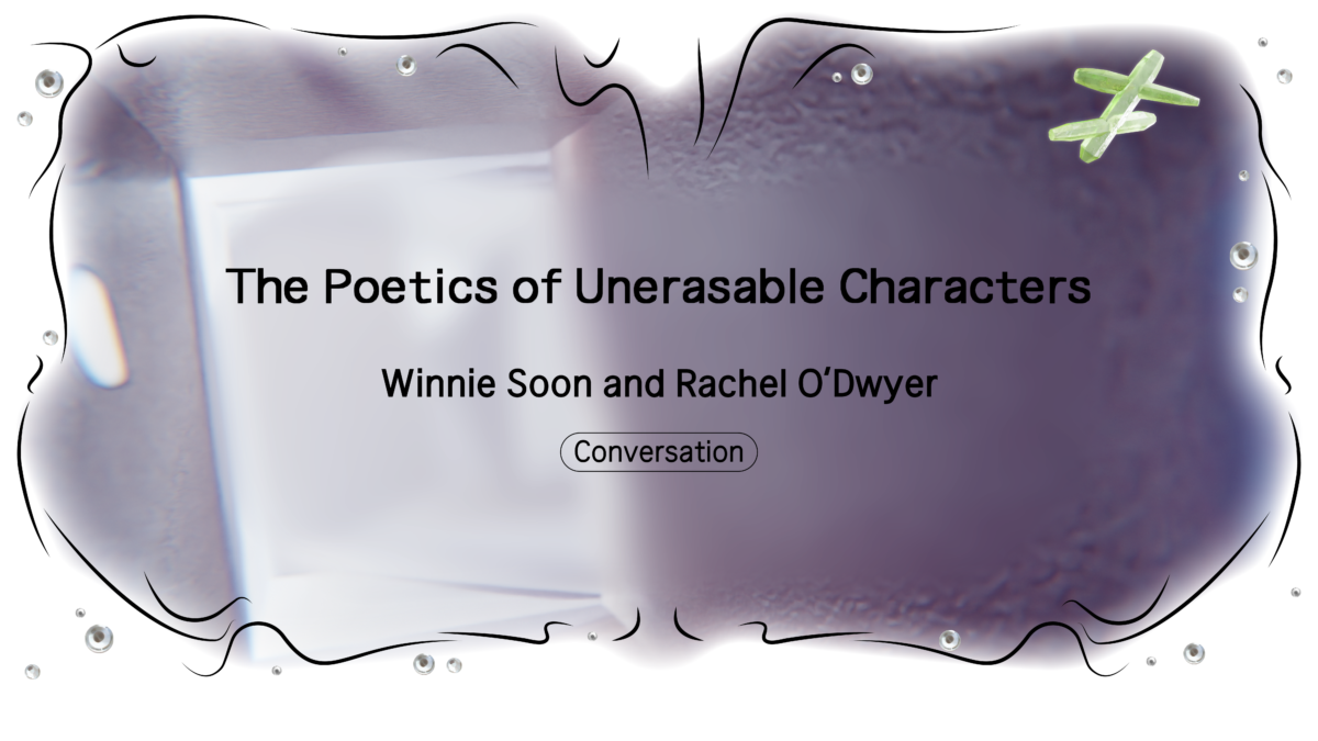 Tm24 slides 02 The Poetics of Unerasable Characters FINAL