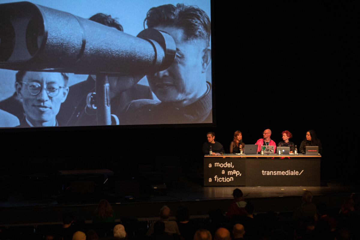 Transmediale 2023 panel On Seeing Where Theres So Much To See photo by Silke Briel